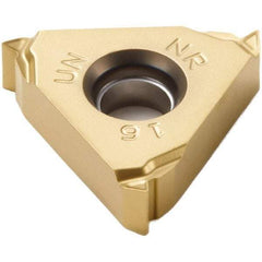 Seco - 16NR Internal Right Hand 18 UN Laydown Threading Insert - Grade CP500, TiAlN/TiN Coated Carbide - Americas Industrial Supply