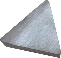 Interstate - TPU322 Grade I55 Carbide Turning Insert - 60° Triangle, 3/8" Inscr Circle, 1/8" Thick, 1/32" Corner Radius - Americas Industrial Supply