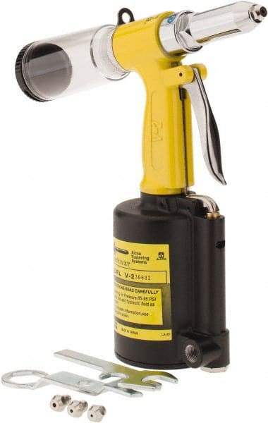 Marson - Up to 3/16" Capacity, Trigger Air Riveter - 0.551" Long Stroke, 1/4" Inlet, V-2 - Americas Industrial Supply