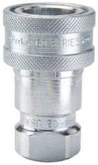 Parker - 9/16-18 SAE ORB Steel Hydraulic Hose Female Straight Thread Coupler - 5,000 psi - Americas Industrial Supply