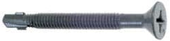 Buildex - #10, Wafer Head, Phillips Drive, 1-1/2" Length Under Head, #3 Point, Self Drilling Screw - Steel - Americas Industrial Supply