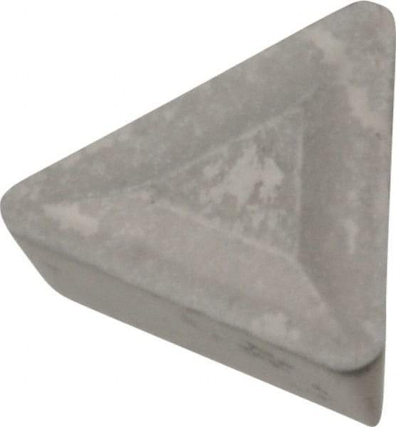 Interstate - TPMR222 Grade I55 Carbide Turning Insert - Uncoated, 60° Triangle, 1/4" Inscr Circle, 1/8" Thick, 1/32" Corner Radius - Americas Industrial Supply