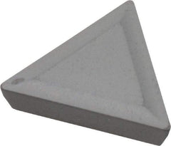 Interstate - TPMR321 Grade I22 Carbide Turning Insert - Uncoated, 60° Triangle, 3/8" Inscr Circle, 1/8" Thick, 1/64" Corner Radius - Americas Industrial Supply