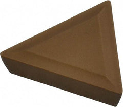 Interstate - TPMR321 Grade TCN55 Carbide Turning Insert - TiC/TiN Finish, 60° Triangle, 3/8" Inscr Circle, 1/8" Thick, 1/64" Corner Radius - Americas Industrial Supply