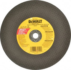 DeWALT - 8" Aluminum Oxide Cutoff Wheel - 1/8" Thick, 5/8" Arbor, 7,600 Max RPM, Use with Circular Saws - Americas Industrial Supply