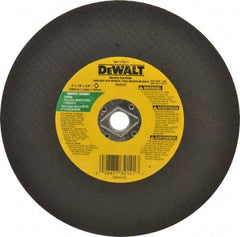 DeWALT - 8" Silicon Carbide Cutoff Wheel - 1/8" Thick, 5/8" Arbor, 7,600 Max RPM, Use with Circular Saws - Americas Industrial Supply