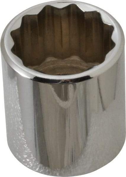 Proto - 3/8" Drive, Standard Hand Socket - 12 Points, 1-5/16" OAL, Chrome Vanadium, Chrome Finish - Americas Industrial Supply