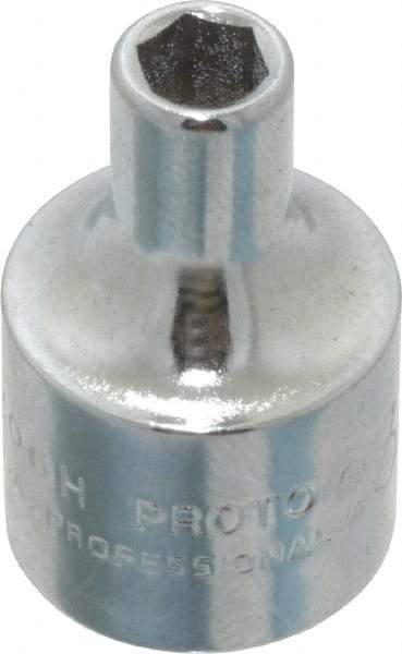 Proto - 3/16", 3/8" Drive, Standard Hand Socket - 6 Points, 1-3/32" OAL, Chrome Vanadium, Chrome Finish - Americas Industrial Supply