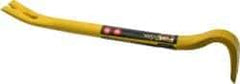 Stanley - 14" OAL Wrecking Bar - 1-1/16" Wide, Forged Steel - Americas Industrial Supply