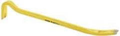 Stanley - 24" OAL Wrecking Bar - 1" Wide, Forged Steel - Americas Industrial Supply