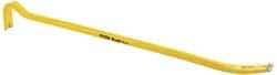 Stanley - 36" OAL Wrecking Bar - 1" Wide, Forged Steel - Americas Industrial Supply