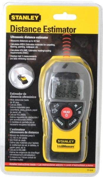 Stanley - 40 Foot Maximum Distance , Distance Estimator - 9 Volt Battery - Americas Industrial Supply