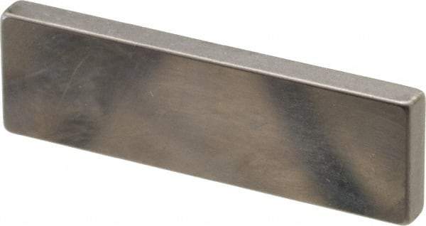 Mitutoyo - 0.103" Rectangular Steel Gage Block - Accuracy Grade AS-1, Includes Certificate of Inspection - Americas Industrial Supply