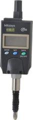 Mitutoyo - 0 to 12.7mm Range, 0.0005 & 0.000800" Graduation, Electronic Drop Indicator - Accurate to 0.0008", English & Metric System, LCD Display - Americas Industrial Supply