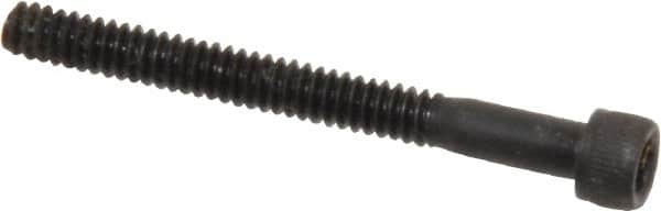 Value Collection - #4-40 UNC Hex Socket Drive, Socket Cap Screw - Alloy Steel, Black Oxide Finish, Partially Threaded, 1-1/8" Length Under Head - Americas Industrial Supply