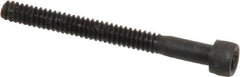 Value Collection - #4-40 UNC Hex Socket Drive, Socket Cap Screw - Alloy Steel, Black Oxide Finish, Partially Threaded, 1-1/8" Length Under Head - Americas Industrial Supply
