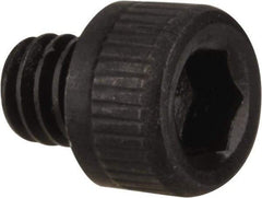 Value Collection - #4-48 UNF Hex Socket Drive, Socket Cap Screw - Alloy Steel, Black Oxide Finish, Fully Threaded, 1/8" Length Under Head - Americas Industrial Supply