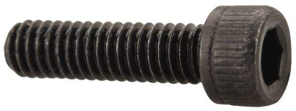 Value Collection - #4-48 UNF Hex Socket Drive, Socket Cap Screw - Alloy Steel, Black Oxide Finish, Fully Threaded, 7/16" Length Under Head - Americas Industrial Supply