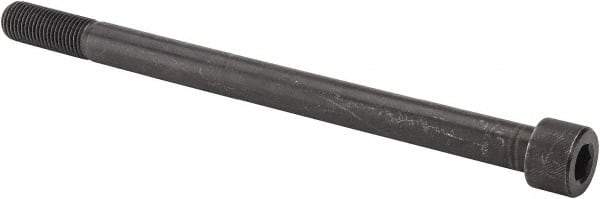 Value Collection - 1-1/4 - 7 UNC Hex Socket Drive, Socket Cap Screw - Alloy Steel, Black Oxide Finish, Partially Threaded, 18" Length Under Head - Americas Industrial Supply