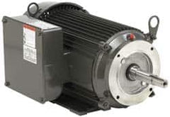 US Motors - TEFC Enclosure, Auto Thermal Protection, 1,725 RPM, 208-230/115 Volt, 60 Hz, Industrial Electric AC/DC Motor - Size 56 Frame, J-Face/Rem Base Mount, 1 Speed, Ball Bearings, 13.6/7.0-6.8 Full Load Amps, B Class Insulation, CCW Drive End - Americas Industrial Supply