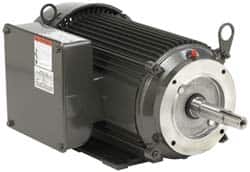 US Motors - 1/2 hp, TEFC Enclosure, Auto Thermal Protection, 1,140 RPM, 115/208-230 Volt, 60 Hz, Industrial Electric AC/DC Motor - Size 56 Frame, Rigid Mount, 1 Speed, Ball Bearings, 7.8/3.9-3.9 Full Load Amps, B Class Insulation, CCW Lead End Rev - Americas Industrial Supply