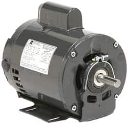 US Motors - 1/2 hp, ODP Enclosure, Auto Thermal Protection, 1,140 RPM, 115/208-230 Volt, 60 Hz, Cap Start Motor - Size 56 Frame, Cradle Mount, 1 Speed, Ball Bearings, 10.4/5.1-5.2 Full Load Amps, B Class Insulation - Americas Industrial Supply