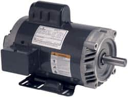 US Motors - 7-1/2 hp, ODP Enclosure, 1,730 RPM, 230 Volt, 60 Hz, Industrial Electric AC/DC Motor - Size 215 Frame, Horizontal-Footed Mount, 1 Speed, Ball Bearings, 35.6 Full Load Amps, F Class Insulation - Americas Industrial Supply