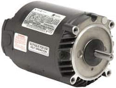 US Motors - 1/2 hp, ODP Enclosure, No Thermal Protection, 1,725 RPM, 208-230/460 Volt, 60 Hz, Polyphase Motor - Size 56C Frame, C-Face Mount, 1 Speed, Ball Bearings, 1.98-1.9/.98 Full Load Amps, B Class Insulation - Americas Industrial Supply