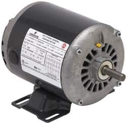 US Motors - 1/3 hp, ODP Enclosure, Auto Thermal Protection, 1,725 RPM, 115 Volt, 60 Hz, Single Phase Split Phase Motor - Size 48 Frame, Rigid Mount, 1 Speed, Sleeve Bearings, 6.8 Full Load Amps, B Class Insulation, Reversible - Americas Industrial Supply