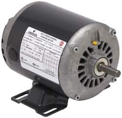 US Motors - 1/4 hp, ODP Enclosure, Auto Thermal Protection, 1,725 RPM, 115 Volt, 60 Hz, Single Phase Split Phase Motor - Size 48Z Frame, Rigid Mount, 1 Speed, Ball Bearings, 5.1 Full Load Amps, B Class Insulation, Reversible - Americas Industrial Supply