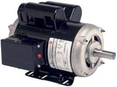 US Motors - 2 hp, ODP Enclosure, Manual Thermal Protection, 3,450 RPM, 115/230 Volt, 60 Hz, Single Phase Capacitor Start-Cap Run Motor - Size 56 Frame, Rigid Mount, 1 Speed, Ball Bearings, 15.0/7.5 Full Load Amps, B Class Insulation, CW Lead End - Americas Industrial Supply