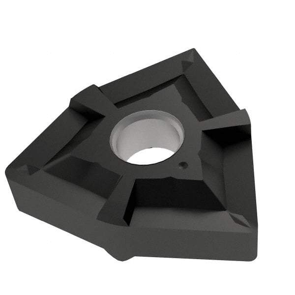 Iscar - WNMG3-1 PP Grade IC907 Carbide Turning Insert - TiAlN/TiN Finish, 80° Trigon, 3/8" Inscr Circle, 5/32" Thick, 1/64" Corner Radius - Americas Industrial Supply