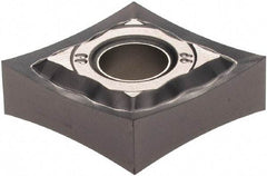 Iscar - CNGG430 PP Grade IC907 Carbide Turning Insert - TiAlN/TiN Finish, 80° Diamond, 1/2" Inscr Circle, 3/16" Thick, 0.0039" Corner Radius - Americas Industrial Supply