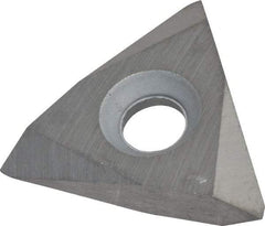 Interstate - TNMC32 60° V Grade C520 Internal/External On Edge Threading Insert - Uncoated, 8-36" External TPI, 8-20" Internal TPI, 3/8" Inscribed Circle, Neutral Cut - Americas Industrial Supply