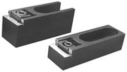 Mitee-Bite - 1/4-20 Screw Thread, 1-1/4" Wide Serrated Steel Slotted Modular Style Screw Mount Toe Clamp - 3,600 Lb Holding Force, 14.5 Lb Ft Torque, 0.73" Long Extension, 0.024" Throw - Americas Industrial Supply