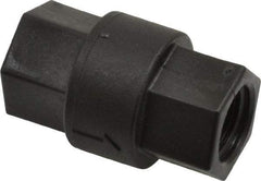 Specialty Mfr - 3/8" Polypropylene Check Valve - Inline, FNPT x FNPT, 125 WOG - Americas Industrial Supply