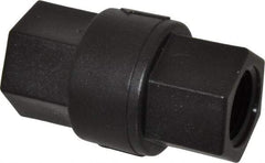 Specialty Mfr - 1/2" Polypropylene Check Valve - Inline, FNPT x FNPT, 125 WOG - Americas Industrial Supply