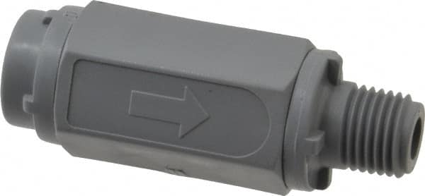 Specialty Mfr - 1/4" PVC Check Valve - Inline, MNPT x FNPT, 125 WOG - Americas Industrial Supply