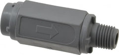 Specialty Mfr - 1/4" PVC Check Valve - Inline, MNPT x FNPT, 125 WOG - Americas Industrial Supply