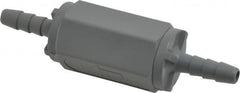 Specialty Mfr - 1/4" PVC Check Valve - Inline, Barb x Barb, 125 WOG - Americas Industrial Supply