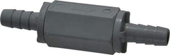 Specialty Mfr - 3/8" PVC Check Valve - Inline, Barb x Barb, 125 WOG - Americas Industrial Supply