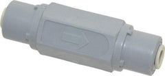 Specialty Mfr - 1/4" PVC Check Valve - Inline, Push To Connect x Push To Connect, 125 WOG - Americas Industrial Supply