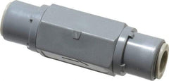Specialty Mfr - 3/8" PVC Check Valve - Inline, Push To Connect x Push To Connect, 125 WOG - Americas Industrial Supply