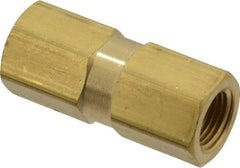 Specialty Mfr - 1/8" Brass Check Valve - Inline, FNPT x FNPT, 500 WOG - Americas Industrial Supply