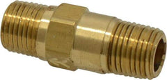 Specialty Mfr - 1/8" Brass Check Valve - Inline, MNPT x MNPT, 500 WOG - Americas Industrial Supply