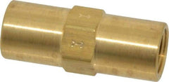 Specialty Mfr - 1/4" Brass Check Valve - Inline, FNPT x FNPT, 500 WOG - Americas Industrial Supply
