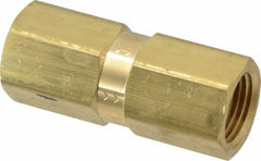 Specialty Mfr - 1/2" Brass Check Valve - Inline, FNPT x FNPT, 500 WOG - Americas Industrial Supply