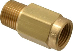 Specialty Mfr - 1/2" Brass Check Valve - Inline, FNPT x MNPT, 500 WOG - Americas Industrial Supply