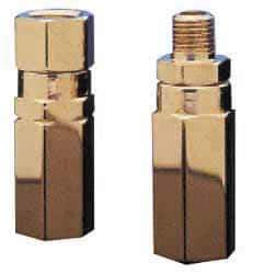 Specialty Mfr - 3/8" Brass Check Valve - Inline, MNPT x FNPT, 3,000 WOG - Americas Industrial Supply