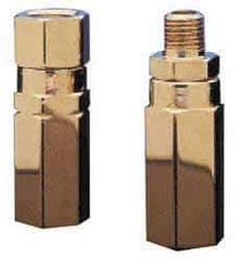 Specialty Mfr - 1/4" Brass Check Valve - Inline, FNPT x MNPT, 3,000 WOG - Americas Industrial Supply